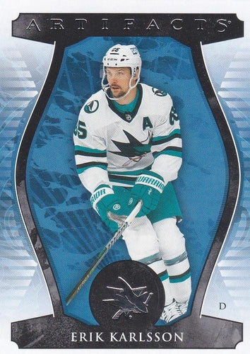 #73 Erik Karlsson - San Jose Sharks - 2023-24 Upper Deck Artifacts Hockey