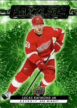 #DZ-73 Lucas Raymond - Detroit Red Wings - 2023-24 Upper Deck - Dazzlers Green Hockey