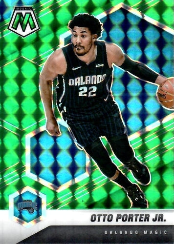 #73 Otto Porter Jr. - Orlando Magic - 2020-21 Panini Mosaic - Mosaic Green Basketball