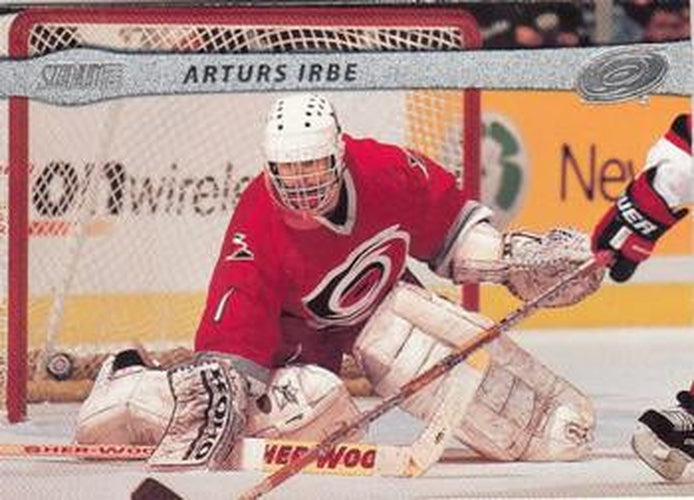 #73 Arturs Irbe - Carolina Hurricanes - 2001-02 Stadium Club Hockey