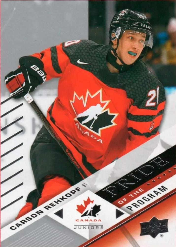 #73 Carson Rehkopf - Canada - 2024 Upper Deck Team Canada Juniors Hockey