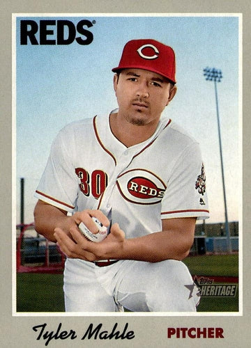 #73 Tyler Mahle - Cincinnati Reds - 2019 Topps Heritage Baseball