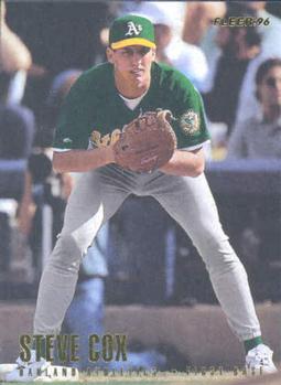#U73 Steve Cox - Oakland Athletics - 1996 Fleer Update Baseball