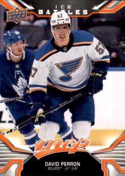 #73 David Perron - St. Louis Blues - 2022-23 Upper Deck MVP - Ice Battles Hockey