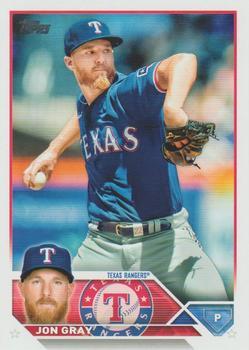#73 Jon Gray - Texas Rangers - 2023 Topps Baseball