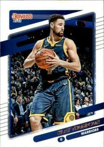 #73 Klay Thompson - Golden State Warriors - 2021-22 Donruss Basketball