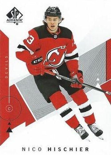 #73 Nico Hischier - New Jersey Devils - 2018-19 SP Authentic Hockey