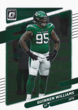 #73 Quinnen Williams - New York Jets - 2021 Donruss Optic Football