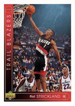 #73 Rod Strickland - Portland Trail Blazers - 1993-94 Upper Deck Basketball