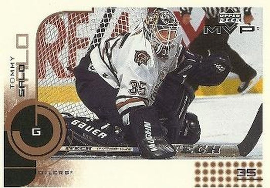 #73 Tommy Salo - Edmonton Oilers - 2002-03 Upper Deck MVP Hockey