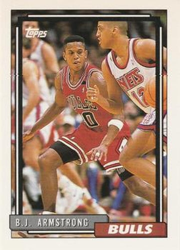 #73 B.J. Armstrong - Chicago Bulls - 1992-93 Topps Basketball