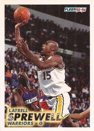 #73 Latrell Sprewell - Golden State Warriors - 1993-94 Fleer Basketball