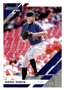 #73 Wade Davis - Colorado Rockies - 2019 Donruss Baseball