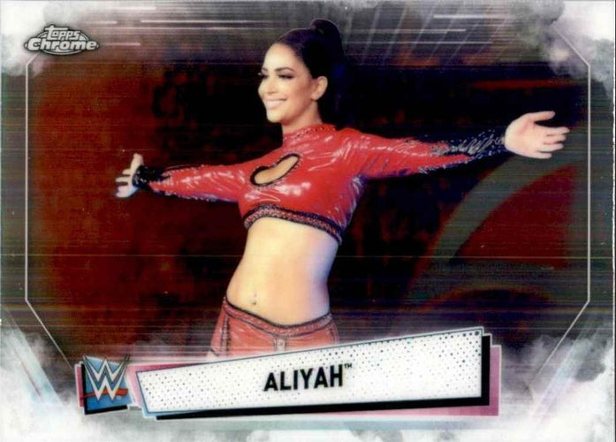 #73 Aliyah - 2021 Topps WWE Chrome Wrestling