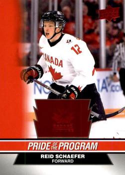 #73 Reid Schaefer - Canada - 2023 Upper Deck Team Canada Juniors - Red Foil Hockey