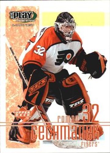 #73 Roman Cechmanek - Philadelphia Flyers - 2001-02 Upper Deck Playmakers Hockey