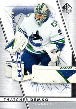 #73 Thatcher Demko - Vancouver Canucks - 2022-23 SP Authentic Hockey