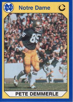 #73 Pete Demmerle - Notre Dame Fighting Irish - 1990 Collegiate Collection Notre Dame Football