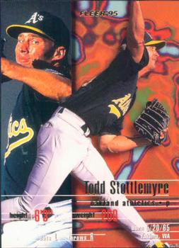 #U-73 Todd Stottlemyre - Oakland Athletics - 1995 Fleer Update Baseball