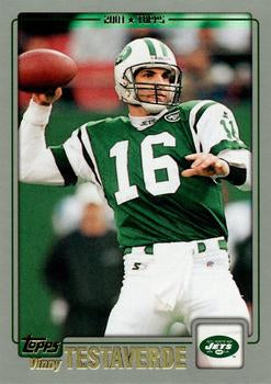 #73 Vinny Testaverde - New York Jets - 2001 Topps Football