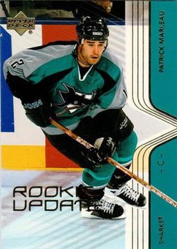 #73 Patrick Marleau - San Jose Sharks - 2003-04 Upper Deck Rookie Update Hockey