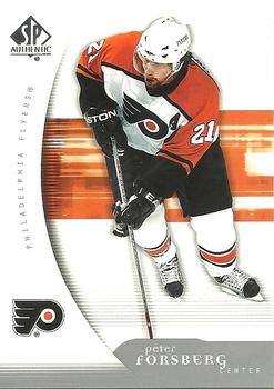 #73 Peter Forsberg - Philadelphia Flyers - 2005-06 SP Authentic Hockey
