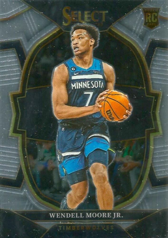 #73 Wendell Moore Jr. - Minnesota Timberwolves - 2022-23 Panini Select Basketball