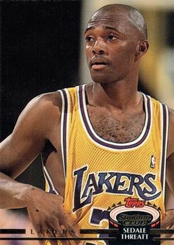 #73 Sedale Threatt - Los Angeles Lakers - 1992-93 Stadium Club Basketball