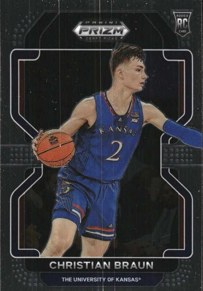 #73 Christian Braun - Kansas Jayhawks - 2022 Panini Prizm Draft Picks Basketball