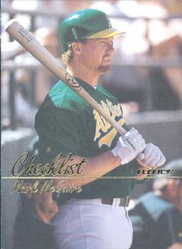 #740 Mark McGwire - Oakland Athletics - 1997 Fleer Baseball