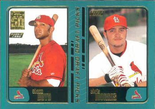 #740 Shaun Boyd / Chris Morris - St. Louis Cardinals - 2001 Topps Baseball