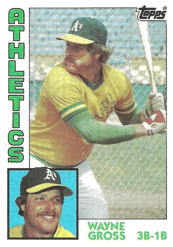 #741 Wayne Gross - Oakland Athletics - 1984 Topps Baseball