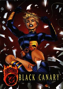 #22 Black Canary - 1996 SkyBox DC Outburst: Firepower