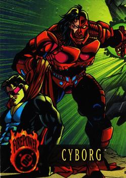 #40 Cyborg - 1996 SkyBox DC Outburst: Firepower