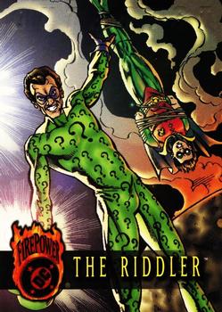 #43 Riddler - 1996 SkyBox DC Outburst: Firepower