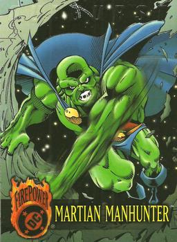 #4 Martian Manhunter - 1996 SkyBox DC Outburst: Firepower