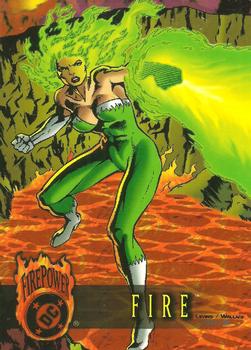 #7 Fire - 1996 SkyBox DC Outburst: Firepower