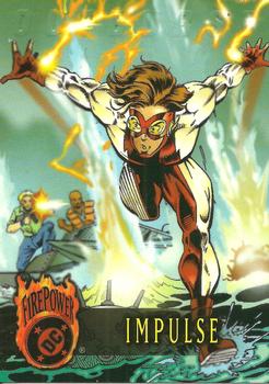 #71 Impulse - 1996 SkyBox DC Outburst: Firepower