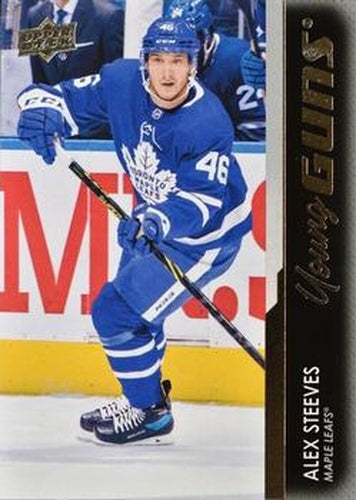 #742 Alex Steeves - Toronto Maple Leafs - 2021-22 Upper Deck Hockey