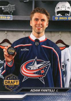 #742 Adam Fantilli - Columbus Blue Jackets -2023-24 Upper Deck Hockey