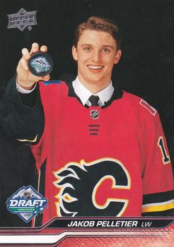 #744 Jakob Pelletier - Calgary Flames - 2023-24 Upper Deck Hockey