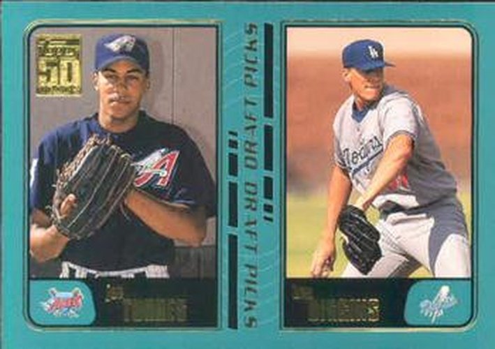 #745 Joe Torres / Ben Diggins - Anaheim Angels / Los Angeles Dodgers - 2001 Topps Baseball