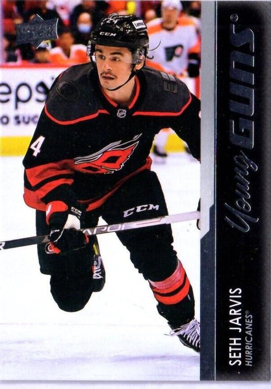 #745 Seth Jarvis - Carolina Hurricanes - 2021-22 Upper Deck Hockey