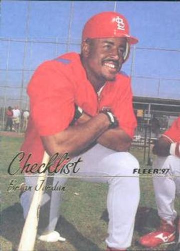 #746 Brian Jordan - St. Louis Cardinals - 1997 Fleer Baseball
