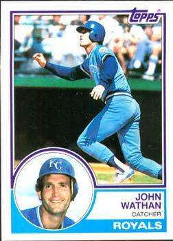 #746 John Wathan - Kansas City Royals - 1983 Topps Baseball