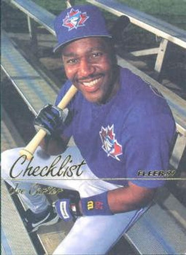 #748 Joe Carter - Toronto Blue Jays - 1997 Fleer Baseball