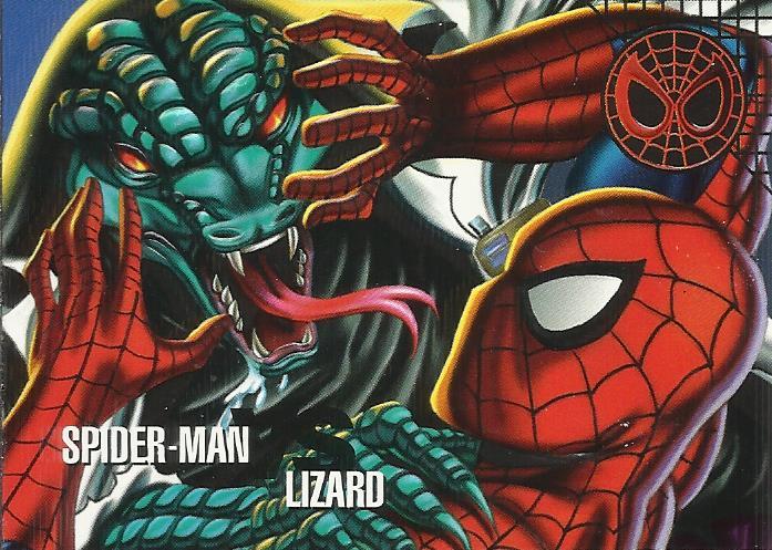 #22 Spider-Man vs. Lizard - 1996 Fleer Marvel Vision