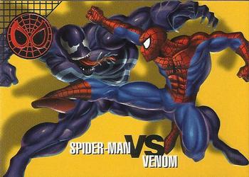 #25 Spider-Man vs. Venom - 1996 Fleer Marvel Vision
