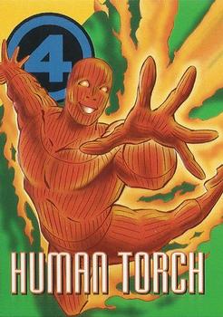 #57 Human Torch - 1996 Fleer Marvel Vision