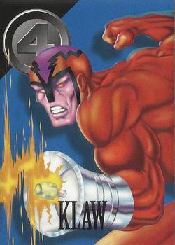 #62 Klaw - 1996 Fleer Marvel Vision